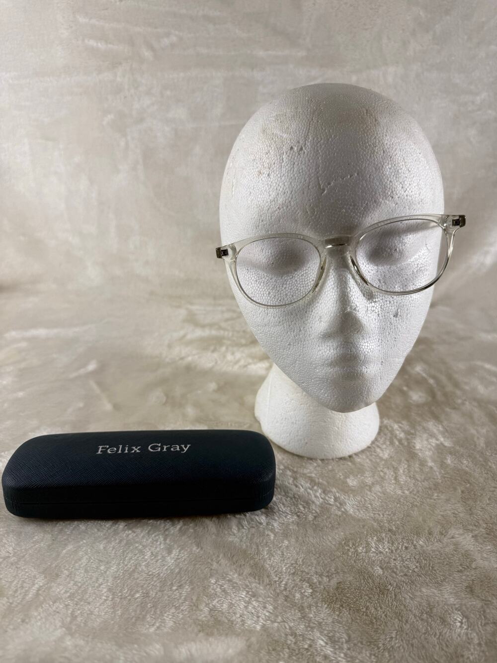 Felix Gray Roebling C15 49-18-140 Clear Round Eyeglass Frames